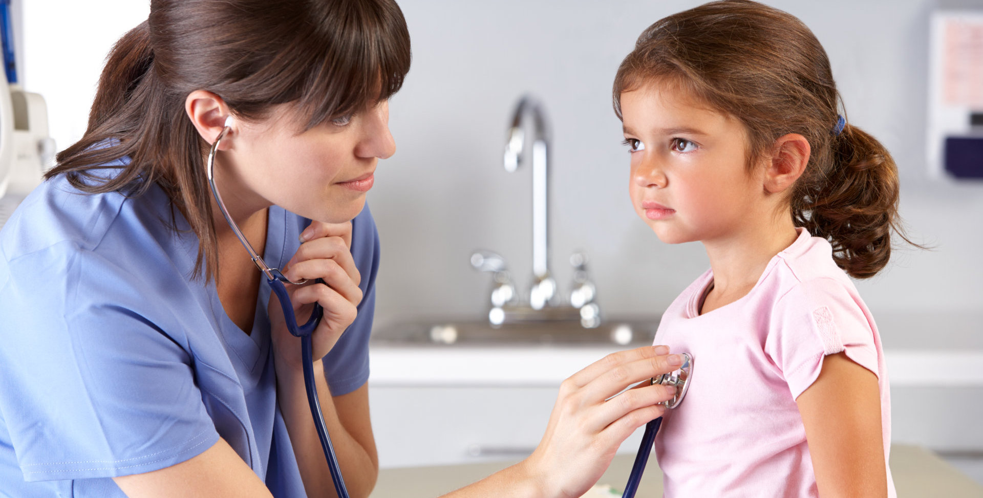Child Patient Visiting Doctor's Office Indoors