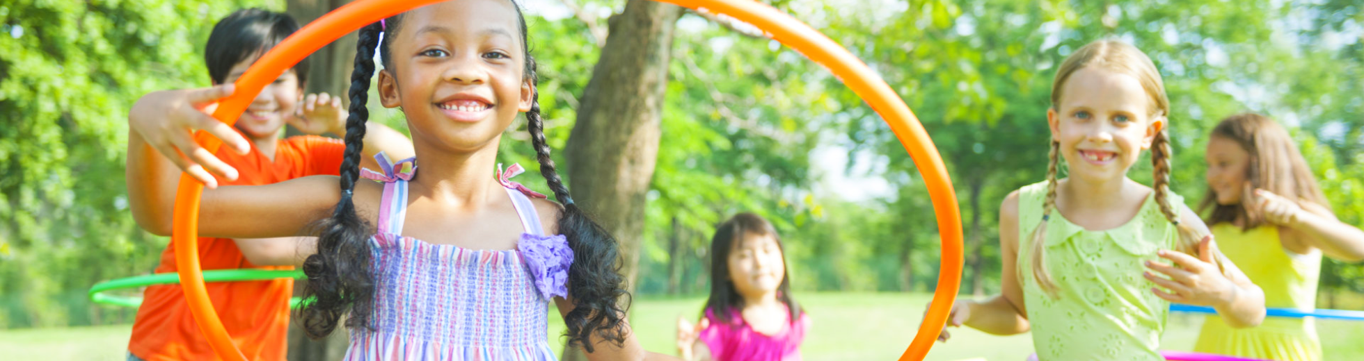 kids playing in the playground