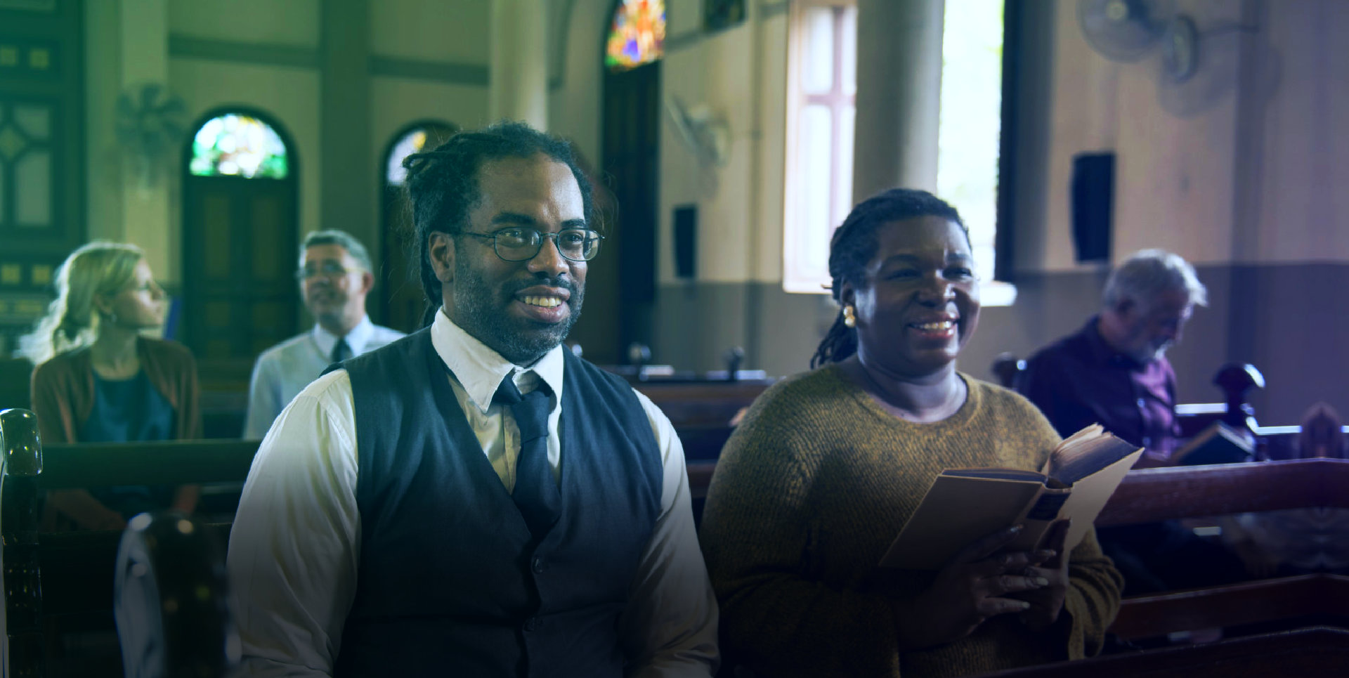 people inside a church