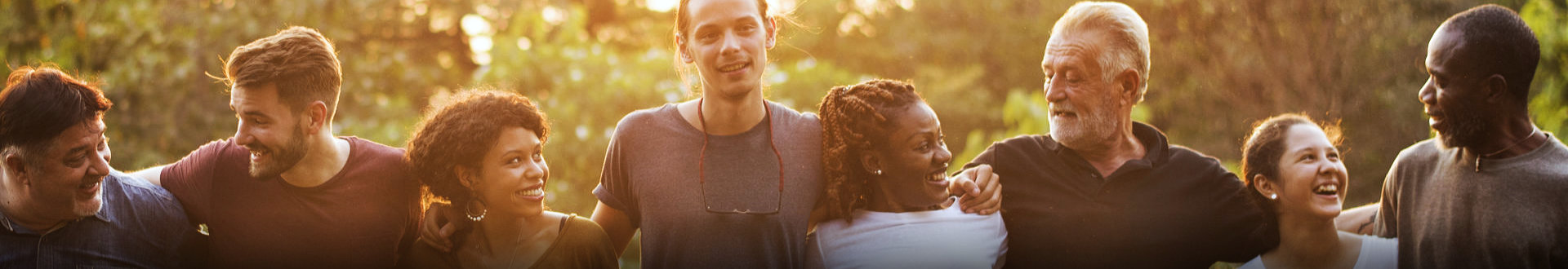 group of people smiling